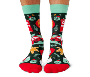 Naughty List Mens Socks