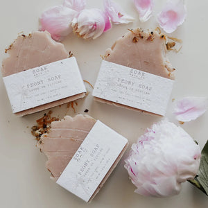 Peony Soap Bar: SOAK Bath Co.