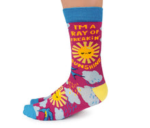 Load image into Gallery viewer, Ray of Sunshine Ladies Socks
