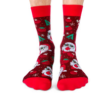 Load image into Gallery viewer, Secret Santa Mens Socks
