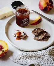 Load image into Gallery viewer, Salt Spring Kitchen Peach &amp; Pepper Spicy Pepper Spread
