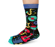 Load image into Gallery viewer, Music Mania Ladies Socks
