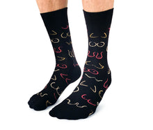 Load image into Gallery viewer, Simply the Breast Mens Socks
