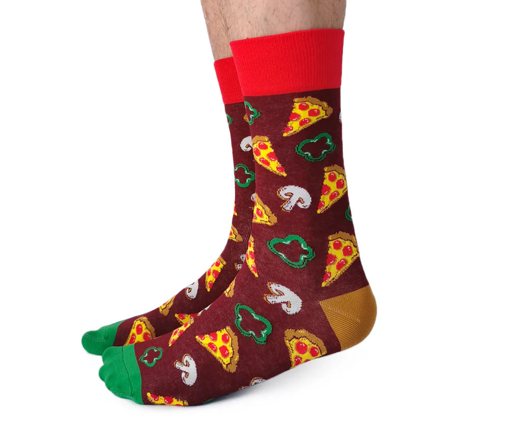 Pizza Party Mens Socks