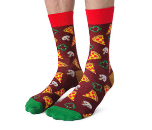 Pizza Party Mens Socks