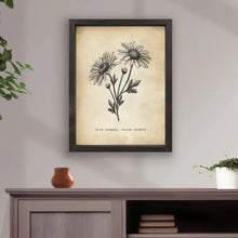 Load image into Gallery viewer, Live Simply Bloom Wildly Framed Art
