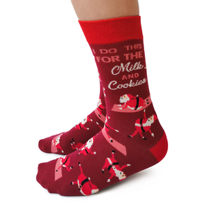 Yoga Santa Ladies Socks