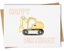 Load image into Gallery viewer, Digger Birthday Card
