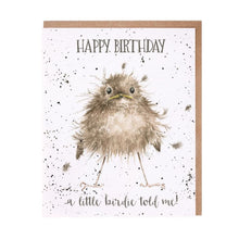 Load image into Gallery viewer, Little Wren Happy Birthday Card
