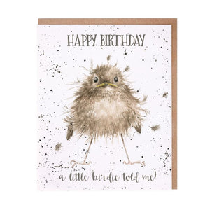 Little Wren Happy Birthday Card