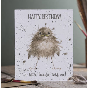 Little Wren Happy Birthday Card