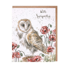 Load image into Gallery viewer, The Lookout Owl Sympathy Card
