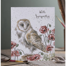 Load image into Gallery viewer, The Lookout Owl Sympathy Card
