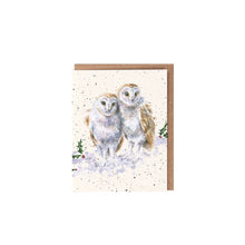 Load image into Gallery viewer, White Christmas Enclosure Card

