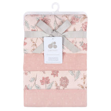 Load image into Gallery viewer, Just Born Baby 4-Pack Flannel Receiving Blankets, Pink
