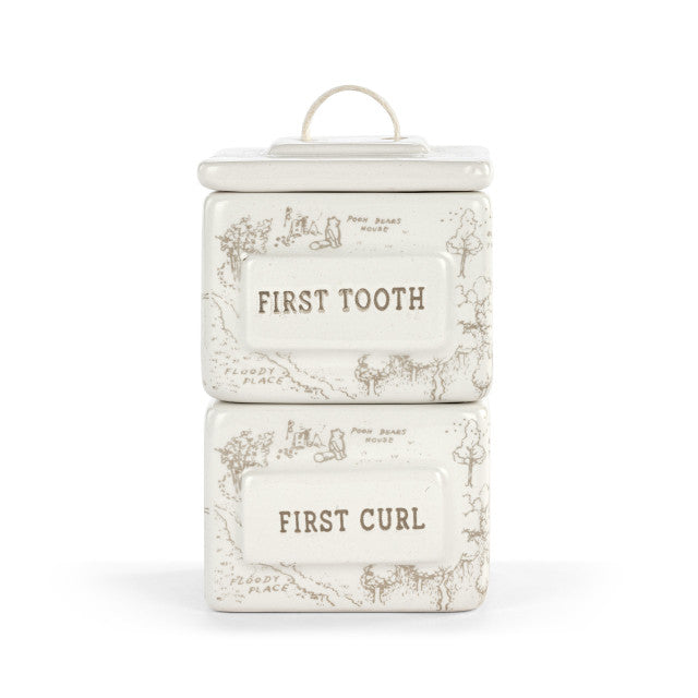 Winnie The Pooh First Tooth and Curl Keepsake Box