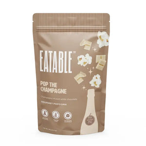 Eatable Pop the Champagne -Wine Infused White Chocolate Kettle Corn