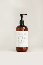 Load image into Gallery viewer, Citrus + Sage Dish Soap
