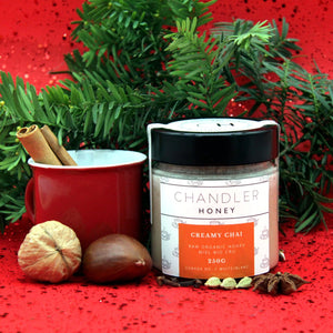 Creamy Chai Creamed Honey, Chandler Honey