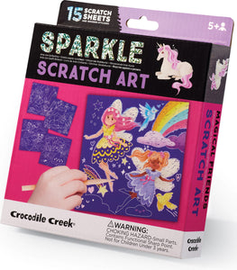 Magical Friends Sparkle Scratch Art