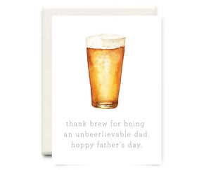 Unbeerievable Fathers Day Card