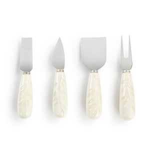 Leaves Cheese Serving Utensils, set 4