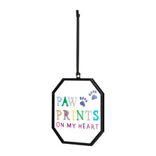 Load image into Gallery viewer, Paw Prints On My Heart Suncatcher
