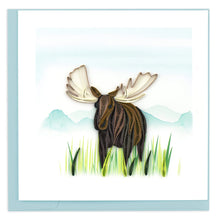 Load image into Gallery viewer, Moose Quilling Card
