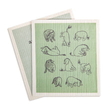 Load image into Gallery viewer, Eeyore Biodegradable Dish Cloths Set of 2
