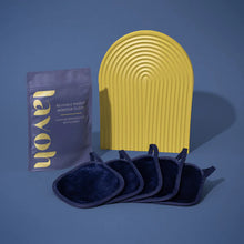 Load image into Gallery viewer, Lavoh Mini Facecloth Set, Navy
