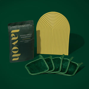 Lavoh Mini Facecloth Set, Emerald