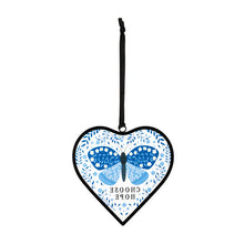 Load image into Gallery viewer, Choose Hope Heart Suncatcher
