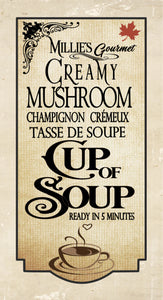 Creamy Mushroom Cup of Soup