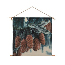 Load image into Gallery viewer, Pinecone Hanging LED Wall Decor
