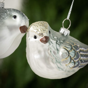 Glittered Bird Ornament