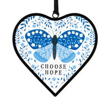 Load image into Gallery viewer, Choose Hope Heart Suncatcher
