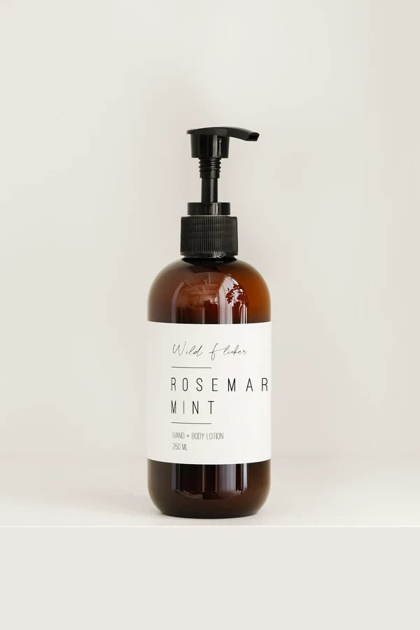 Rosemary Mint Hand + Body Lotion by Wild Flicker