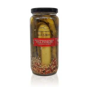 Spicy Gordon's Garlic Dill Pickles by Spade + Spoon