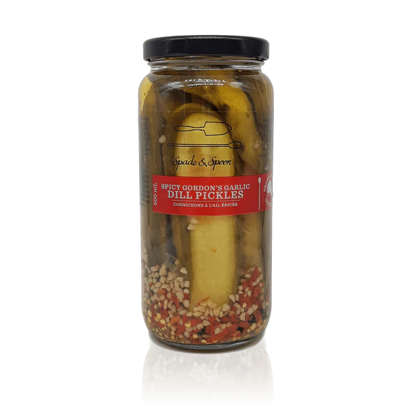 Spicy Gordon's Garlic Dill Pickles by Spade + Spoon