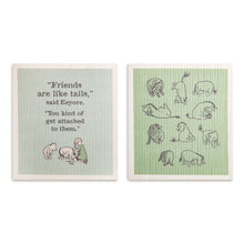 Load image into Gallery viewer, Eeyore Biodegradable Dish Cloths Set of 2
