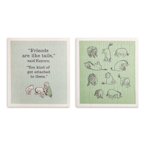 Eeyore Biodegradable Dish Cloths Set of 2