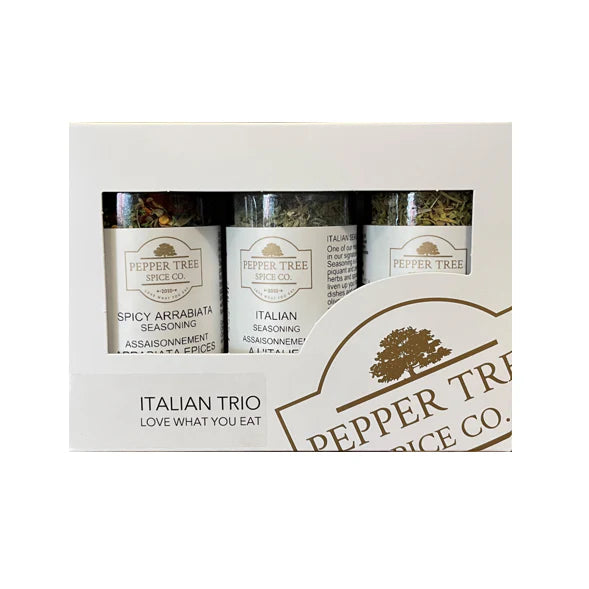 Italian Trio Seasoning Collection, Pepper Tree Spice Co.