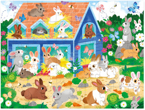 Crocodile Creek Bunny House Puzzle