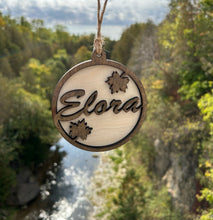 Load image into Gallery viewer, Elora Maple Leaf Ornament , Locally Hand Crafted
