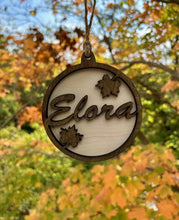 Load image into Gallery viewer, Elora Maple Leaf Ornament , Locally Hand Crafted
