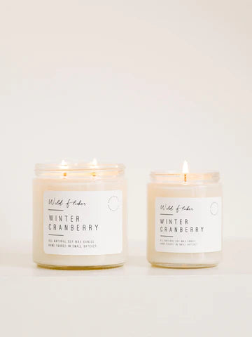 Winter Cranberry Soy Candle