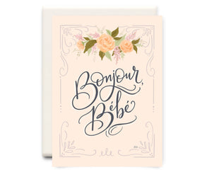 Bonjour Bebe Card