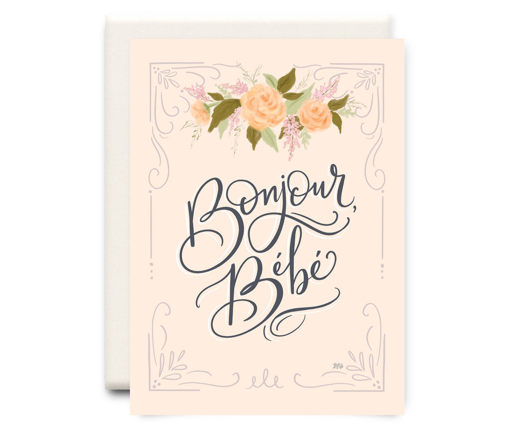 Bonjour Bebe Card