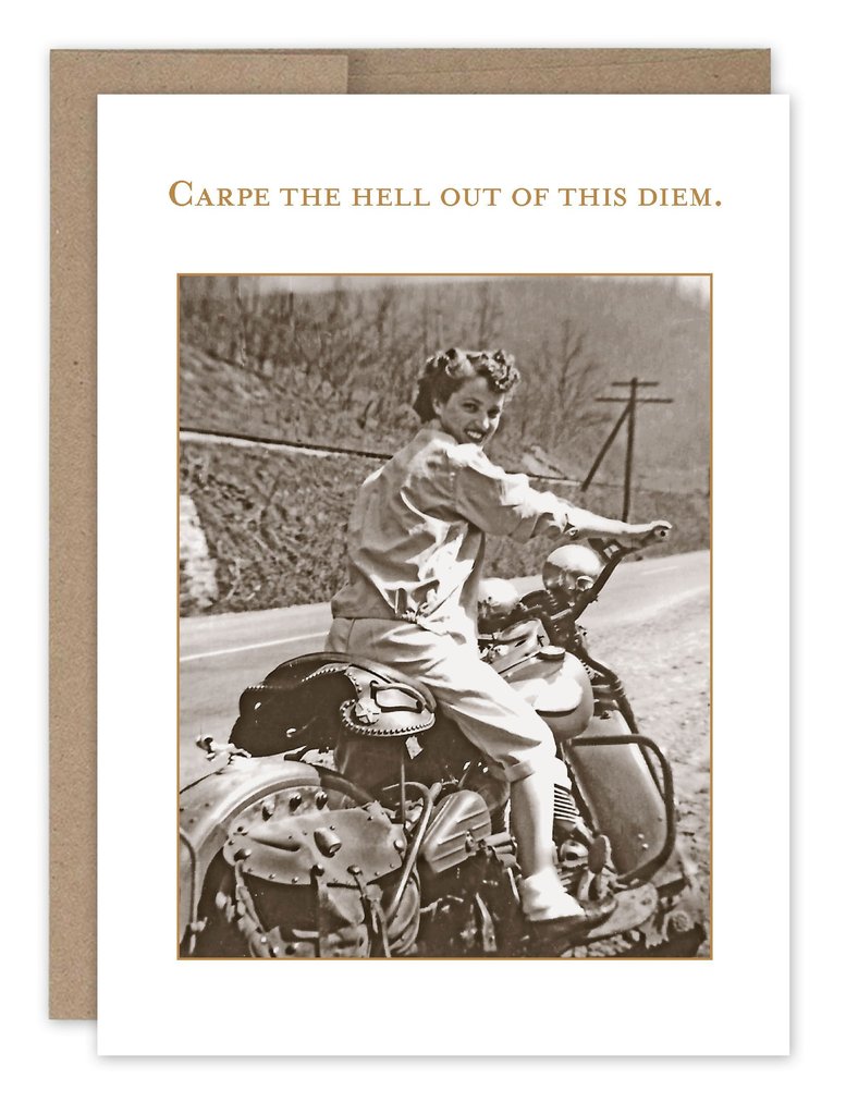 Carpe Diem Birthday Card