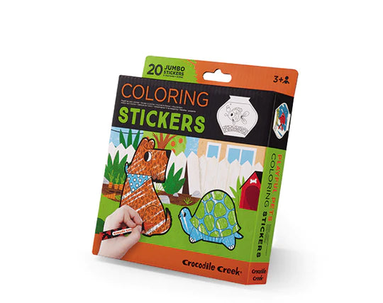 Playful Pets Colouring Stickers